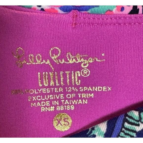 Lilly Pulitzer LUXLETIC Weekender The Swim Engineered Legging UPF 50+ Size XS - Picture 8 of 8